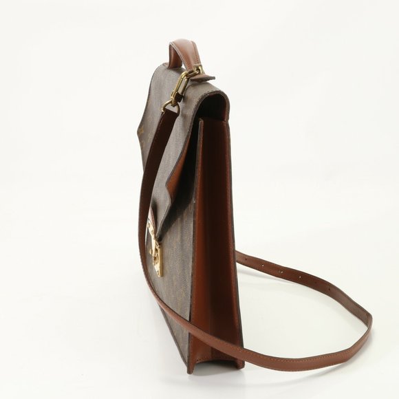 Louis Vuitton Monogram Porte Document Bandouliere M53338 Bag Shoulder Men's - Picture 3 of 16